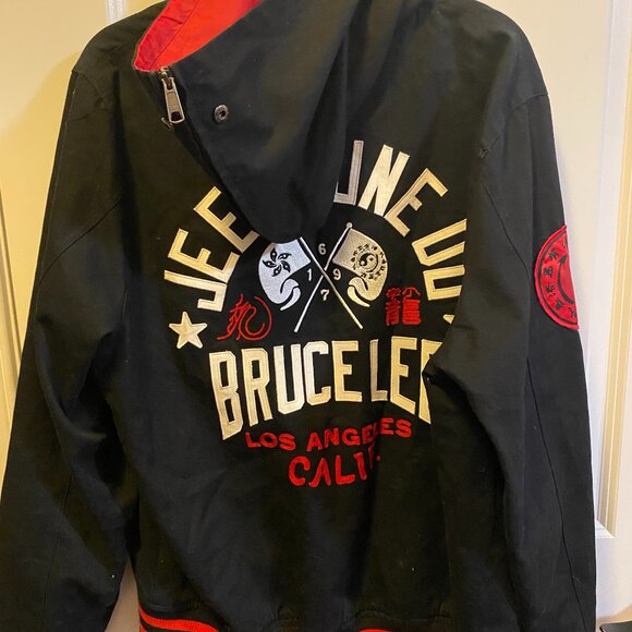 Roots Of Fight Bruce Lee Jeet Kune Do Hooded 75th Exclusive Jacket Men's L - Picture 6 of 9